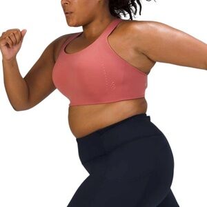 Lululemon AirSupport Bra *High Support Sports Bra Pink Ultralu Sz 36DDD NWOT